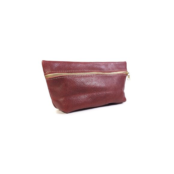 Portland Leather | Bags | Portland Leather Accessories Pouch  NEW Portland Leather Makeup Bag Sangria Large